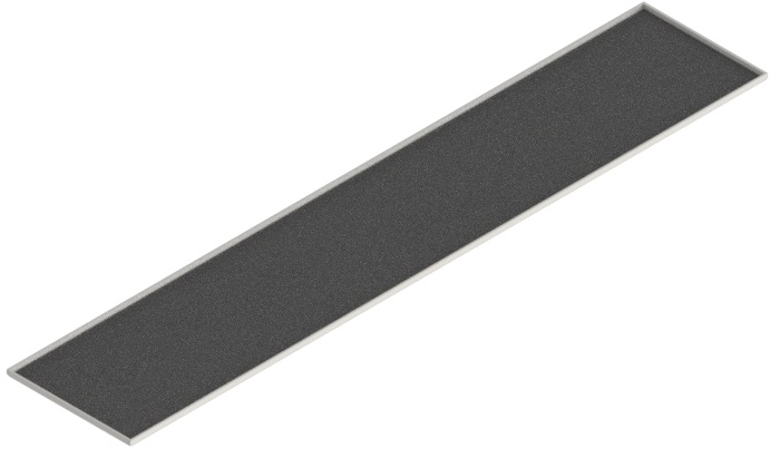 Produktbild UBK 201 123  -  Blind-Deckel zu UBK 200 mit Kante geschlossen, für 12mm Vertiefung